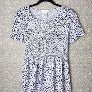 Anthropologie y2k black leopard style